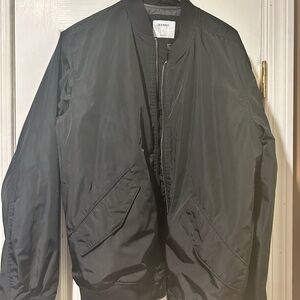 Old Navy Men's Dark Gray Bomber Jacket